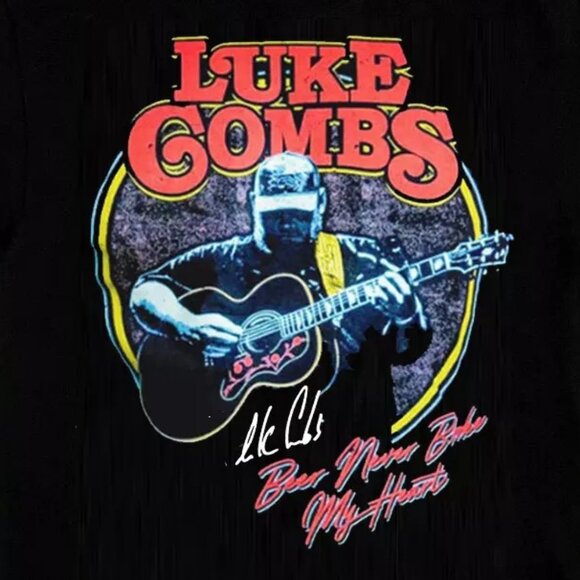 Luke Combs Signature Trending Short Sleeve T Shirts - Picture 2 of 3